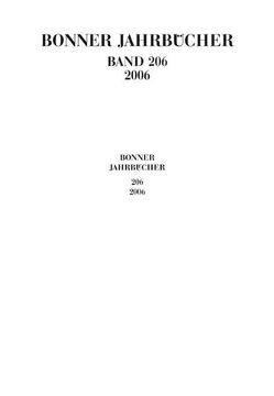 Bonner Jahrbücher von Rheinisches Landesmuseum Bonn,  Rheinisches Amt für Bodendenkmalpflege,  Landschaftsverband Rheinland und Verein von Altertumsfreunden im Rheinlande