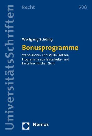 Bonusprogramme von Schönig,  Wolfgang