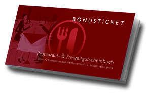 Bonusticket Restaurantgutscheinbuch von Mag. Eichhübl,  Silvia