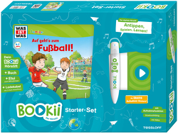 BOOKii® Starter-Set WAS IST WAS Junior Auf geht´s zum Fußball! von Beständig,  Dr. Andrea, Braun,  Christina, Hennig,  Dirk, Kaiser,  Claudia, Lickleder,  Martin