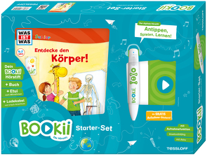 BOOKii® Starter-Set WAS IST WAS Junior Entdecke den Körper! von Haßler,  Sebastian, Kaiser,  Claudia, Lickleder,  Martin, Noa,  Sandra, Voigt,  Silke