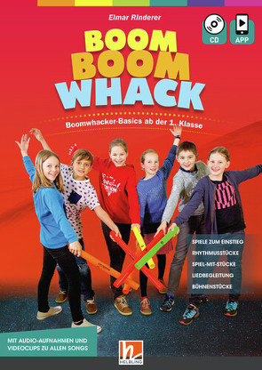 Boom Boom Whack, Heft inkl. Audio-CD + App von Rinderer,  Elmar