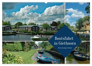 Bootsfahrt in Giethoorn (Wandkalender 2024 DIN A2 quer), CALVENDO Monatskalender von Kleemann,  Claudia