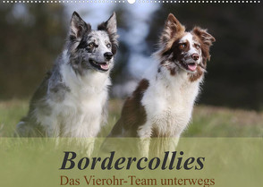 Bordercollies – Das Vierohr-Team unterwegs (Wandkalender 2022 DIN A2 quer) von Müller Hundefotowerk,  Beatrice