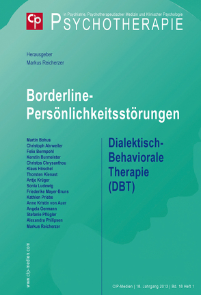 Borderline-Persönlichkeitsstörungen von Reicherzer,  Markus