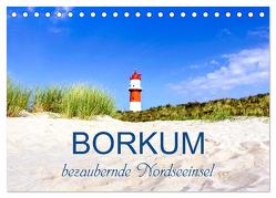 Borkum, bezaubernde Nordseeinsel (Tischkalender 2024 DIN A5 quer), CALVENDO Monatskalender von Dreegmeyer,  Andrea