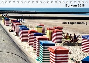 Borkum – Bilder eines Tagesausflugs (Tischkalender 2018 DIN A5 quer) von J. Sülzner [[NJS-Photographie]],  Norbert