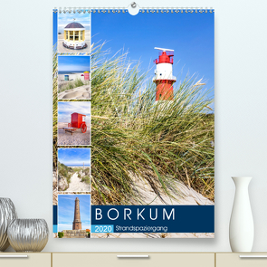 Borkum Strandspaziergang (Premium, hochwertiger DIN A2 Wandkalender 2020, Kunstdruck in Hochglanz) von Dreegmeyer,  Andrea