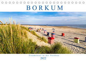 BORKUM Trauminsel in der Nordsee (Tischkalender 2022 DIN A5 quer) von Dreegmeyer,  Andrea