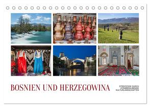 Bosnien und Herzegowina – Streifzüge durch atemberaubende Kulturlandschaften (Tischkalender 2024 DIN A5 quer), CALVENDO Monatskalender von Hallweger,  Christian