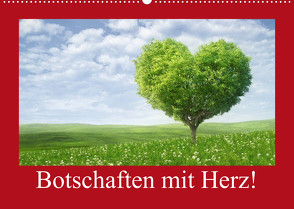 Botschaften mit Herz! (Wandkalender 2023 DIN A2 quer) von Stanzer,  Elisabeth