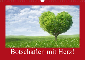 Botschaften mit Herz! (Wandkalender 2023 DIN A3 quer) von Stanzer,  Elisabeth