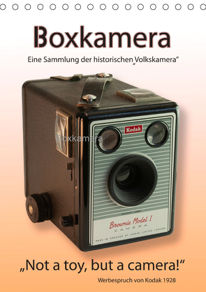 Boxkamera. (Tischkalender 2021 DIN A5 hoch) von Zimmermann,  H.T.Manfred