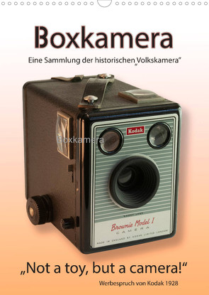 Boxkamera. (Wandkalender 2022 DIN A3 hoch) von Zimmermann,  H.T.Manfred