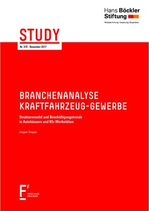 Branchenanalyse Kraftfahrzeug-Gewerbe von Dispan,  Jürgen