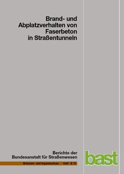 Brand- und Abplatzverhalten von Faserbeton in Straßentunneln von Dehn,  Frank, Juknat,  Michael, Nause,  Peter