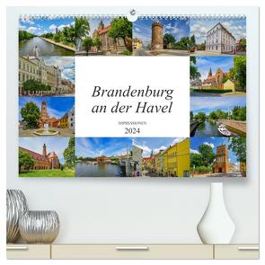 Brandenburg an der Havel Impressionen (hochwertiger Premium Wandkalender 2024 DIN A2 quer), Kunstdruck in Hochglanz von Meutzner,  Dirk