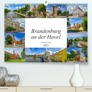 Brandenburg an der Havel Impressionen (Premium, hochwertiger DIN A2 Wandkalender 2023, Kunstdruck in Hochglanz) von Meutzner,  Dirk