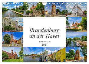 Brandenburg an der Havel Impressionen (Wandkalender 2024 DIN A4 quer), CALVENDO Monatskalender von Meutzner,  Dirk