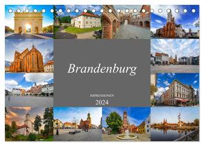 Brandenburg Impressionen (Tischkalender 2024 DIN A5 quer), CALVENDO Monatskalender von Meutzner,  Dirk