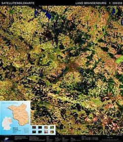 Brandenburg Satellitenbild karte