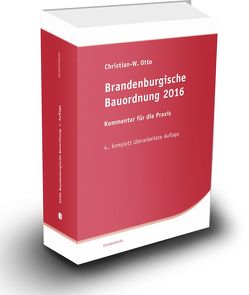 Brandenburgische Bauordnung 2016 von Otto,  Christian-W.