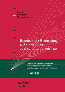 Brandschutz-Bemessung auf einen Blick nach Eurocodes und DIN 4102 von Fouad,  Nabil A., Merkewitsch,  Thomas, Schwedler,  Astrid