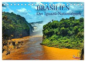 Brasilien. Der Iguazú-Nationalpark (Tischkalender 2024 DIN A5 quer), CALVENDO Monatskalender von Janusz,  Fryc