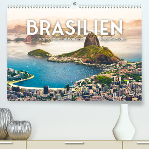 Brasilien – Karnevale, Fußball und Regenwälder. (Premium, hochwertiger DIN A2 Wandkalender 2023, Kunstdruck in Hochglanz) von SF