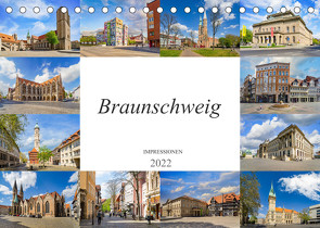 Braunschweig Impressionen (Tischkalender 2022 DIN A5 quer) von Meutzner,  Dirk