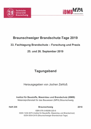 Braunschweiger Brandschutz-Tage 2019 von Zehfuß,  Jochen