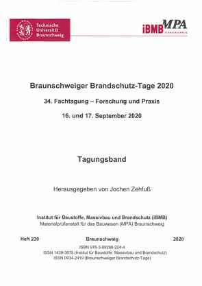 Braunschweiger Brandschutz-Tage 2020 von Zehfuß,  Jochen