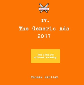 Breadhunter’s Books / The Generic BREADHUNTER Ads 2017 von Zahlten,  Thomas