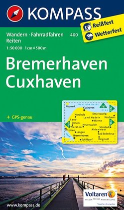 KOMPASS Wanderkarte Bremerhaven – Cuxhaven von KOMPASS-Karten GmbH