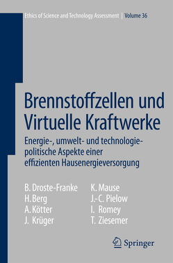 Brennstoffzellen und Virtuelle Kraftwerke von Berg,  Holger, Droste-Franke,  Bert, Kötter,  Annette, Krüger,  Jörg, Mause,  Karsten, Pielow,  Johann-Christian, Romey,  Ingo, Ziesemer,  Thomas