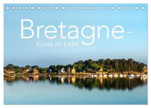 Bretagne – Küste im Licht (Tischkalender 2024 DIN A5 quer), CALVENDO Monatskalender von Hirschberg/Pixelhirsch,  Tobias