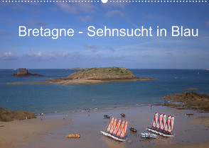 Bretagne – Sehnsucht in Blau (Wandkalender 2022 DIN A2 quer) von Metzke,  Angelika