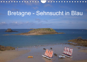 Bretagne – Sehnsucht in Blau (Wandkalender 2022 DIN A4 quer) von Metzke,  Angelika