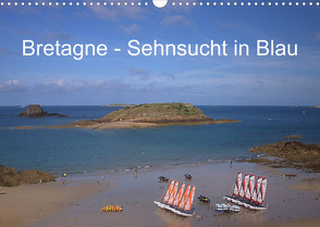 Bretagne – Sehnsucht in Blau (Wandkalender 2023 DIN A3 quer) von Metzke,  Angelika