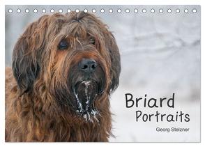 Briard Portraits (Tischkalender 2024 DIN A5 quer), CALVENDO Monatskalender von Stelzner,  Georg