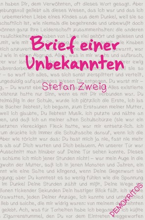 Brief einer Unbekannten von Zweig,  Stefan