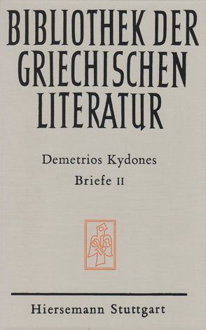 Briefe von Demetrios Kydones, Tinnefeld,  Franz