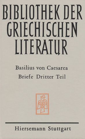 Briefe von Basilius von Caesarea, Hauschild,  Wolf D