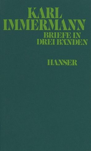 Briefe von Immermann,  Karl