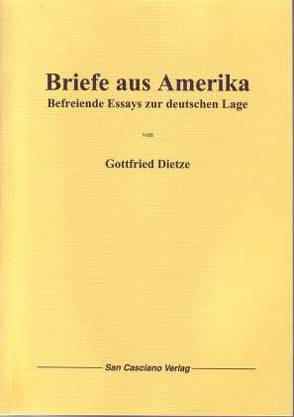 Briefe aus Amerika von Dietze,  Gottfried