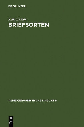 Briefsorten von Ermert,  Karl