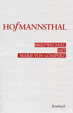 Briefwechsel Hugo von Hofmannsthal – Marie von Gomperz von Tanzer,  Ulrike