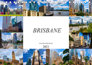 Brisbane Stadtansichten (Tischkalender 2021 DIN A5 quer) von Meutzner,  Dirk