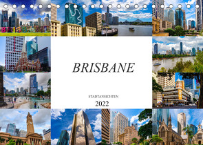 Brisbane Stadtansichten (Tischkalender 2022 DIN A5 quer) von Meutzner,  Dirk