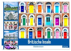 Britische Inseln – Städtereisen (Wandkalender 2024 DIN A2 quer), CALVENDO Monatskalender von Schwarze,  Nina